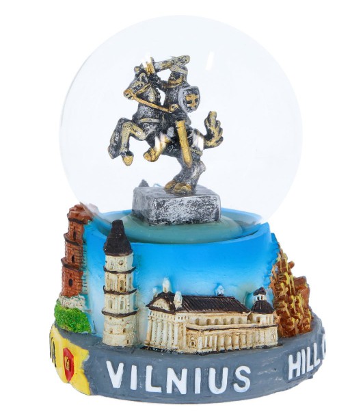 Sniego rutulys Lietuva su Vyčiu ir Lietuvos miestais